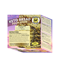 Organic Keto Four Seeds Butter Bread 12 Slices