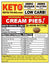 KETO CREAM PIE TARTLETTS  Sampler - 8 Pak (Organic, Raw, Low Carb & Vegan!) FAT BOMBS