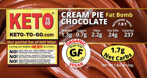 Chocolate Cream Pie Tartlett Fat Bomb 6-Pak