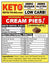 KETO CREAM PIE TARTLETTS  Sampler - 8 Pak (Organic, Raw, Low Carb & Vegan!) FAT BOMBS