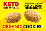 KETO COOKIES ~ Pumpkin (12 pak [24 Cookies] - 2 cookie-keto-meal each pak)