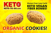 KETO COOKIES ~ Pumpkin (12 pak [24 Cookies] - 2 cookie-keto-meal each pak)