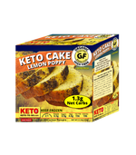 Organic Keto Lemon Poppy Butter Cake - 6 Servings