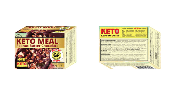 KETO MEAL BAR - Peanut Butter - 6-Pak