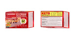 CASHEW ICE CREAM - VEGAN KETO MEAL BAR - Strawberry - 6-Pak