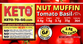 Tomato Basil (Pizza) KETO Nut Muffins   6-Pak